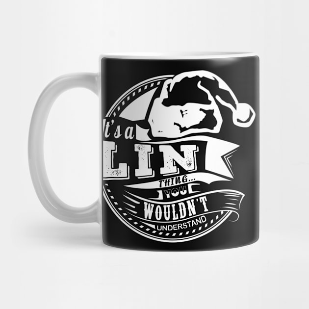 It's a Lin thing - Hat Xmas Personalized Name Gift by Cave Store